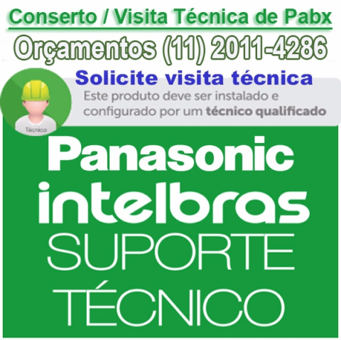 Conserto de PABX em SUZANO - Autorizada PABX Intelbras e Panasonic
